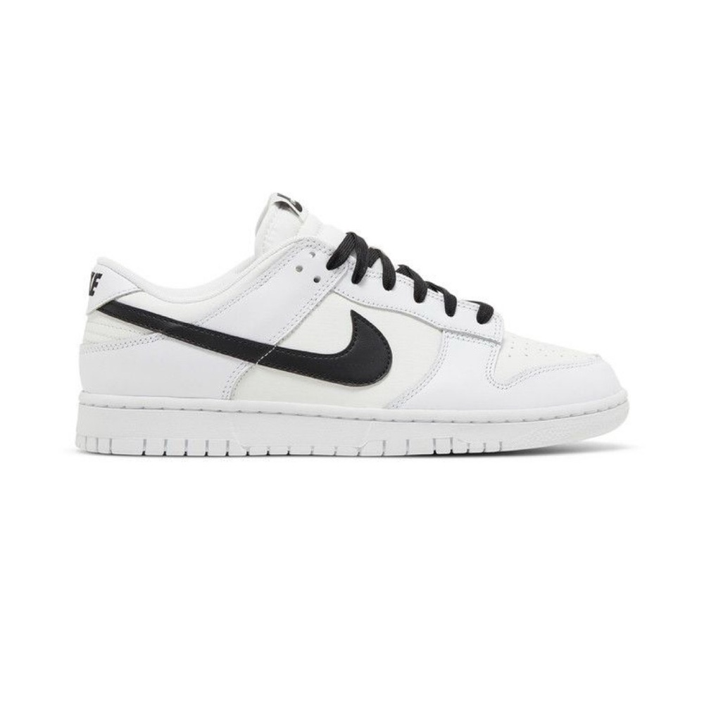 Nike Men's Reverse Panda White and Black Low-Top Sneakers